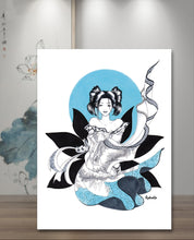 Charger l'image dans la galerie, Geisha (Blue) - Print Tableau Rigide