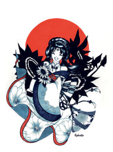 Charger l'image dans la galerie, Geisha (Orange) - Print Tableau Rigide