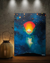 Charger l'image dans la galerie, Lanterne Papillon TGCF Heaven Official Blessing - Print Tableau Rigide