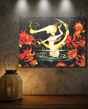 Charger l'image dans la galerie, Nymphe et poissons - Print Tableau Rigide