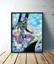 Charger l'image dans la galerie, Evangelion EVA01 acrylic forex by Kudnalla