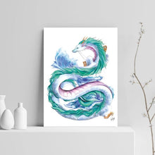 Charger l'image dans la galerie, Haku Chihiro Ghibli Tableau forex 2 by Kudnalla