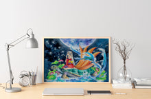 Charger l'image dans la galerie, Kitsune & Turtle - Print Tableau Rigide