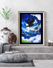 Charger l'image dans la galerie, Toothless family acrylic poster by Kudnallla