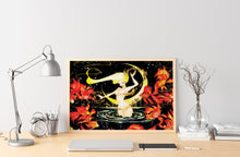 Charger l'image dans la galerie, Nymphe et poissons - Print Tableau Rigide