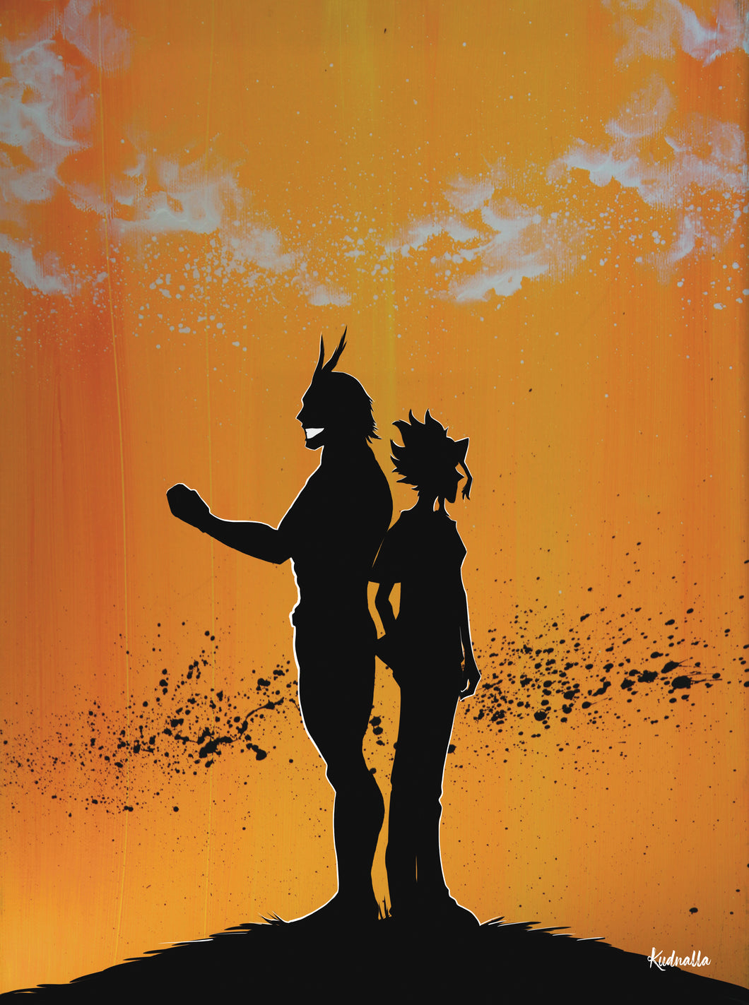 My Hero Aademia - All Might - Print Tableau Rigide