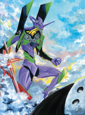 EVA01 Evangelion acrylique forex by Kudnalla