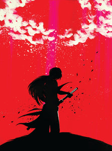 Kenshin Le Vagabon - Print Tableau Rigide