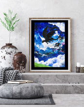 Charger l&#39;image dans la galerie, Toothless family acrylic poster by Kudnallla
