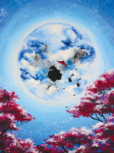 Totoro Sakura Ghibli - Print Tableau Rigide